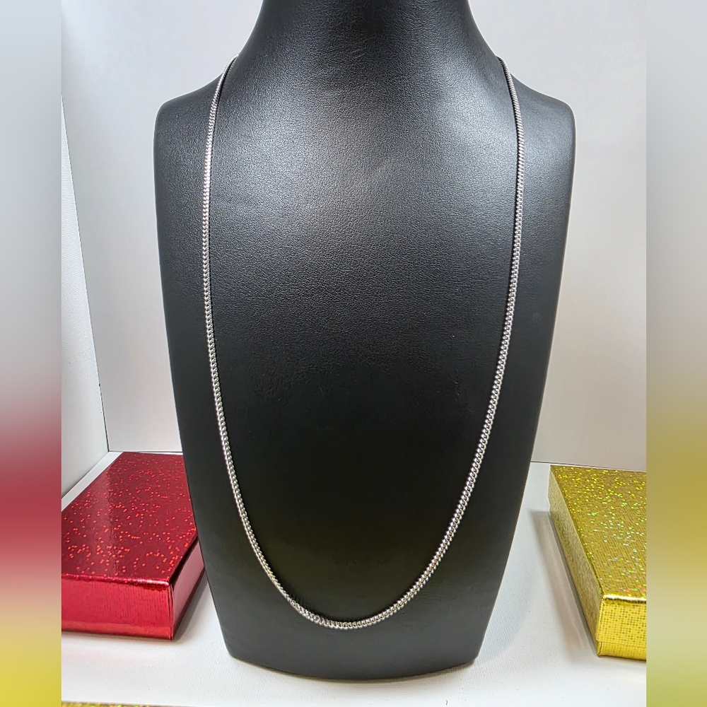 Sleek Silver Chain Necklace
